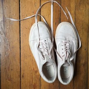 Pastel pink old skool Vans